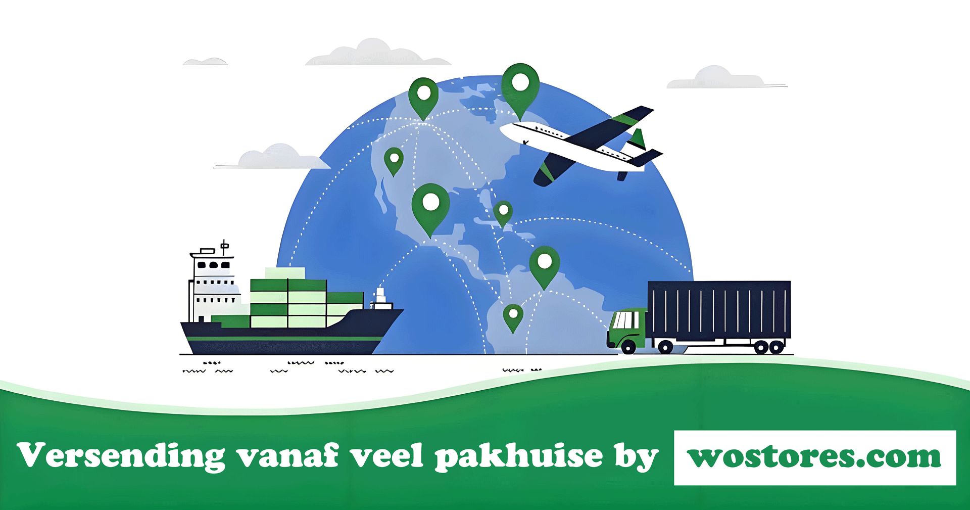 Meervoudige pakhuisversendings. Egte produkwaarborg.
